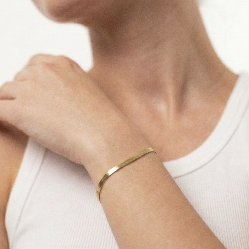 Bracelet Maille Serpent - Alice