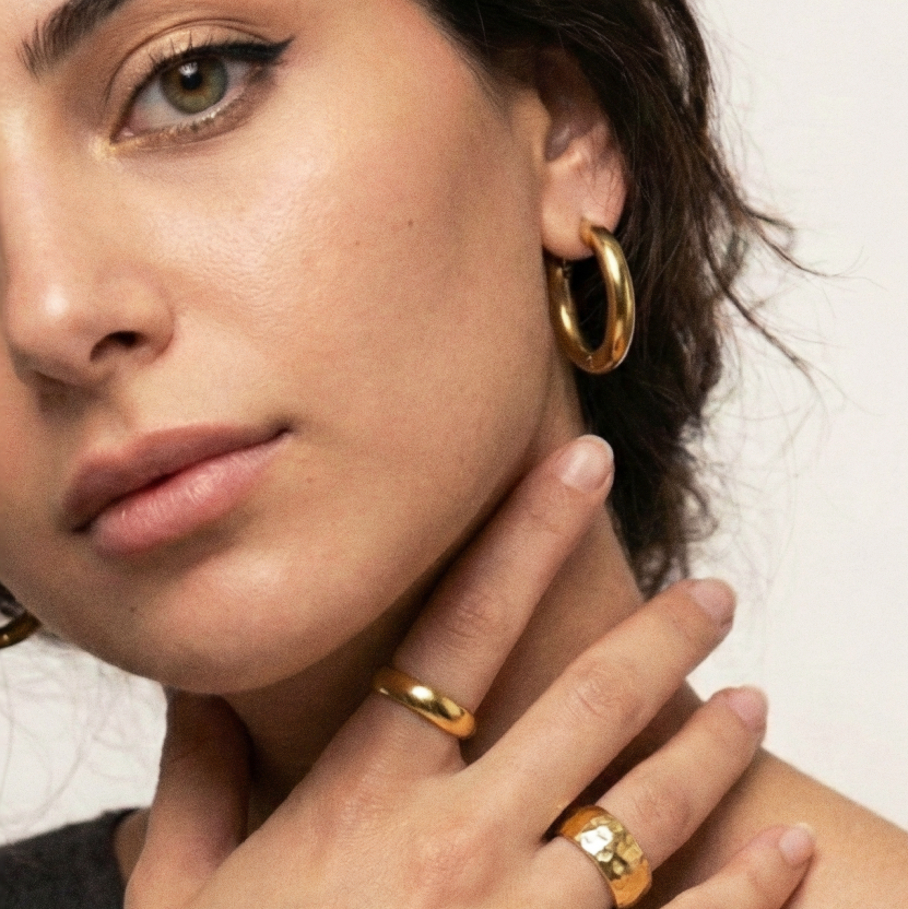 Créoles Anneau Simple - Sofia