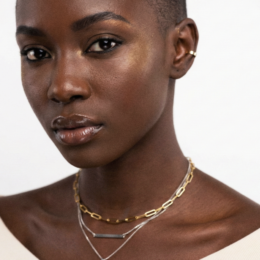 Collier Maille Rectangle - Lucia