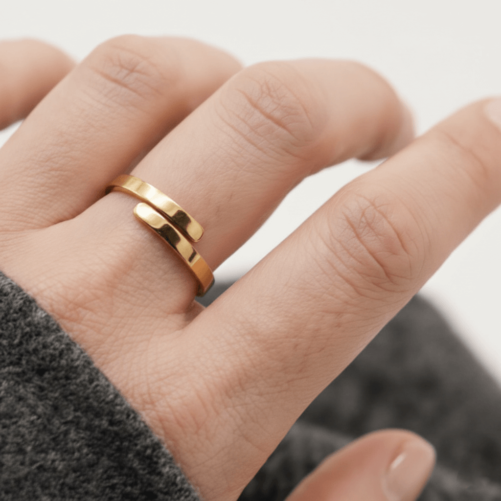 Bague Croisée – Rose