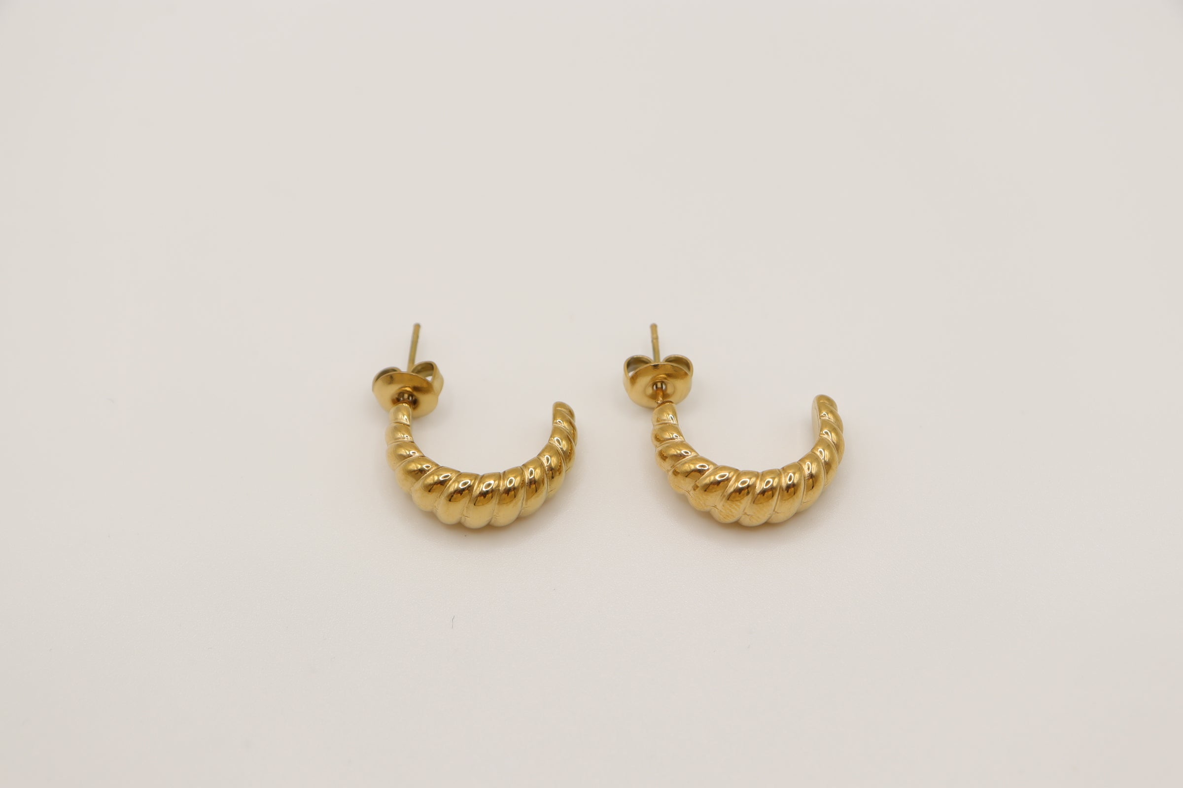 Créoles Torsadées Demi-Lune - Sacha