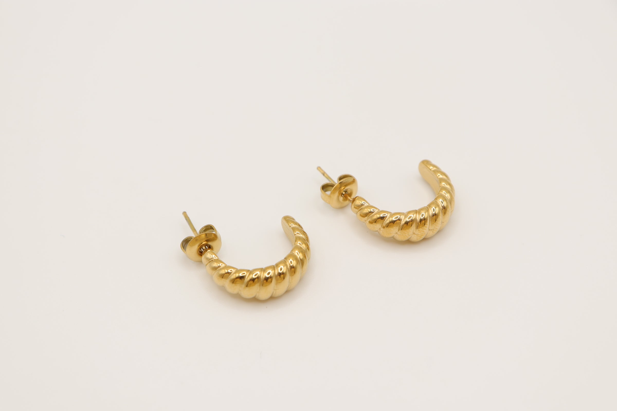 Créoles Torsadées Demi-Lune - Sacha